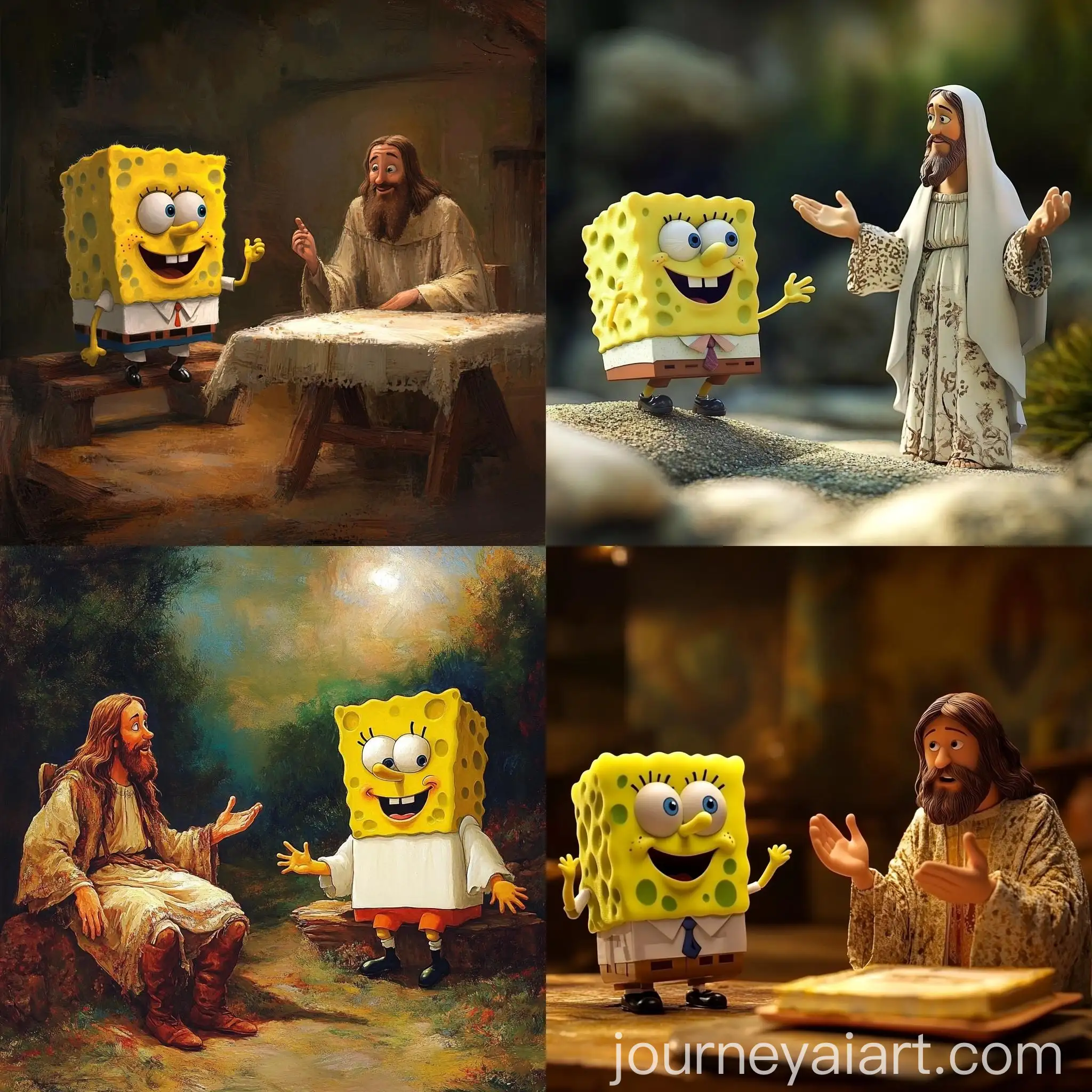 SpongeBob-Talking-to-Jesus-Christ