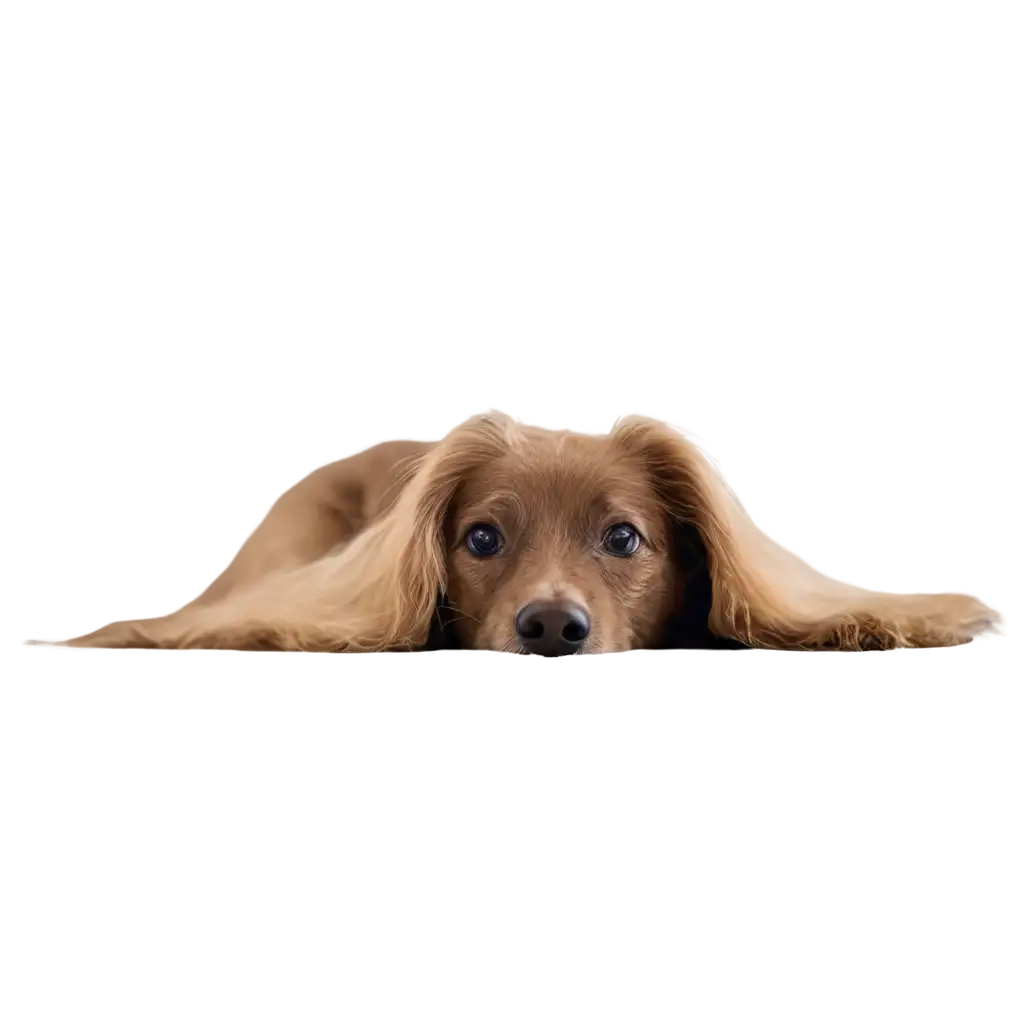 PNG-Image-of-Dog-Peeking-Out-Captivating-Scene-with-HighQuality-Clarity