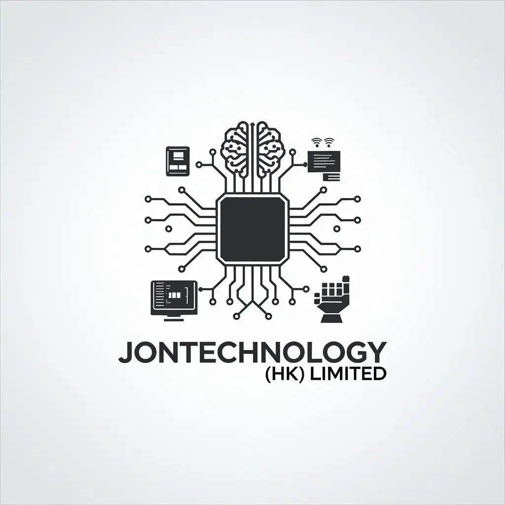 LOGO Design for Jointechnology HK Limited Integration Circuit AI Programming Theme for Technology Industry