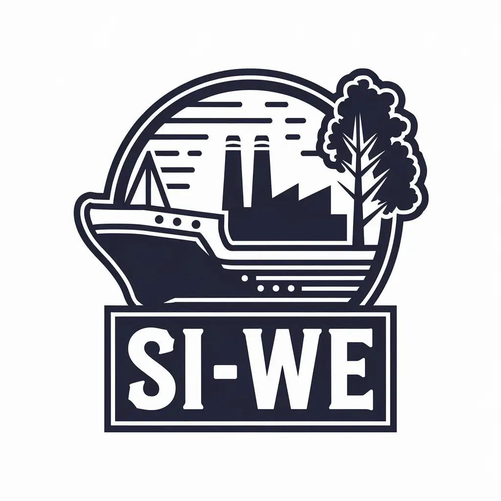 LOGO Design for SiWe Cargo Factory and Tree Symbol with a Modern Touch