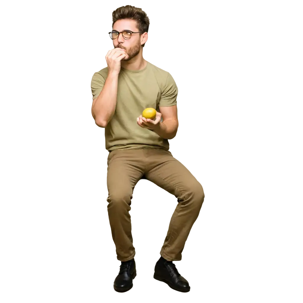 Man-Eating-Lemon-PNG-HighQuality-Transparent-Image-for-Creative-Use