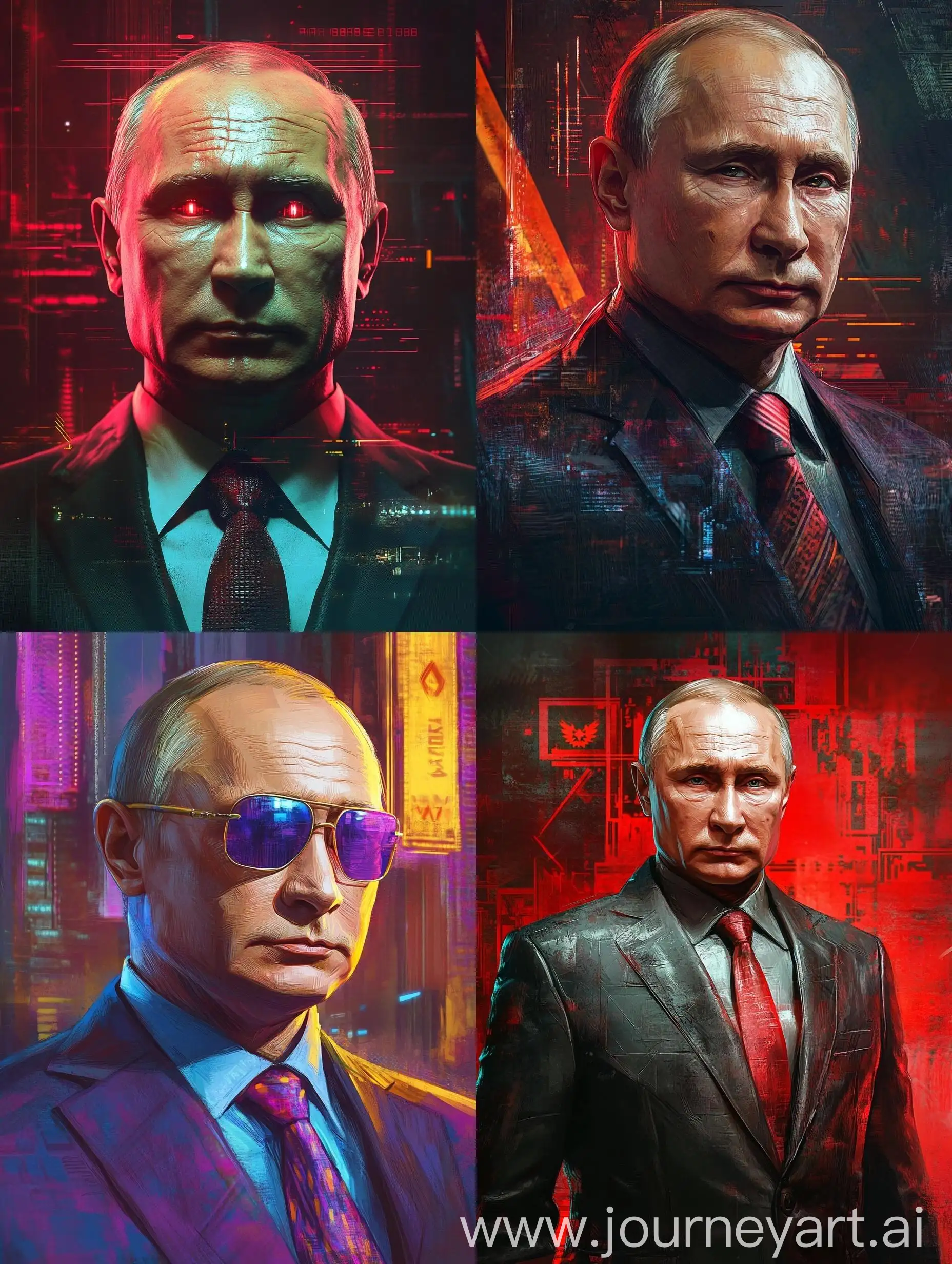 Cyberpunk-2077-Style-Portrait-of-Russian-President-Vladimir-Putin