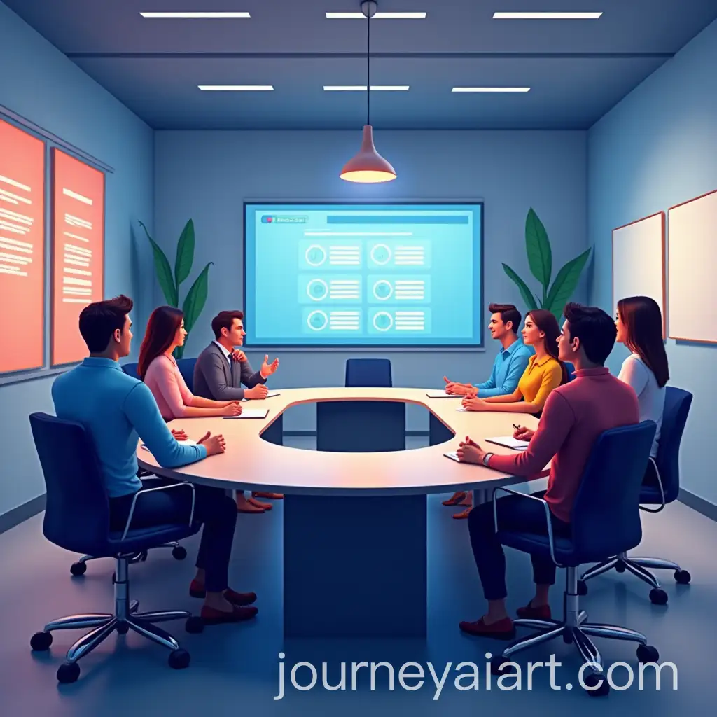 Collaborative-Team-in-Modern-Digital-Meeting-Room