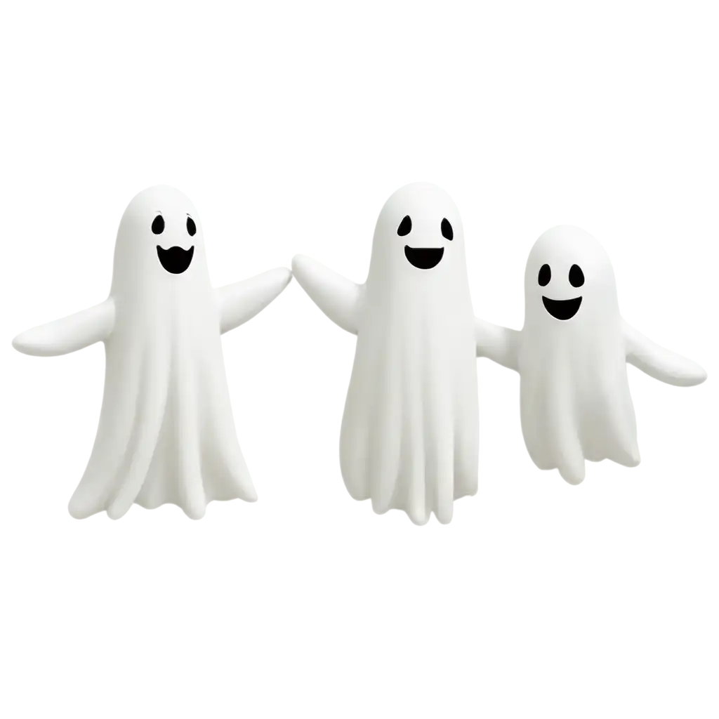 Playful-Trio-of-Friendly-Ghosts-PNG-Image-for-Creative-Projects