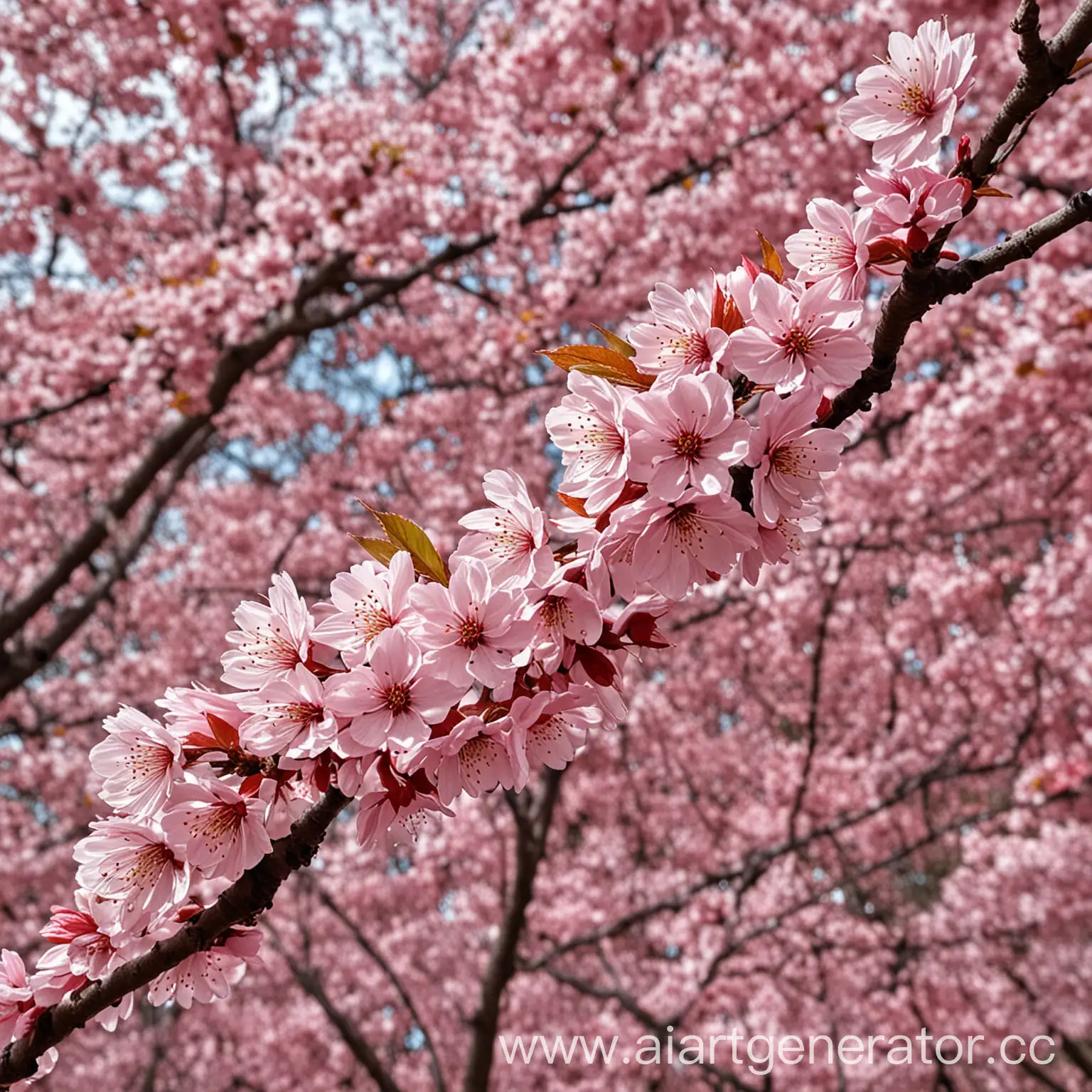 Blooming-Cherry-Blossoms-in-Spring-Park