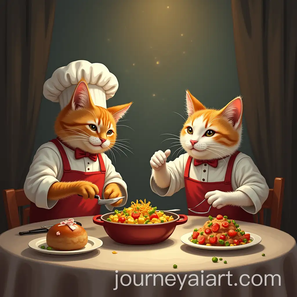 Cats-Competing-in-Culinary-Showdown-with-Animal-Jury