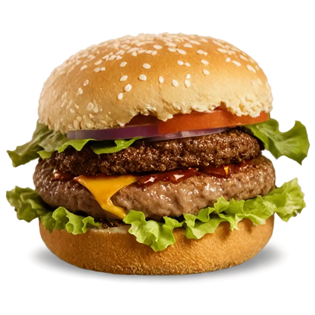 Delicious-Burger-PNG-Create-CraveWorthy-Food-Images-with-Clarity