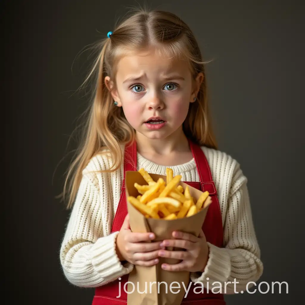 Scared-Little-Girl-Holding-a-Large-Bag-of-Chips