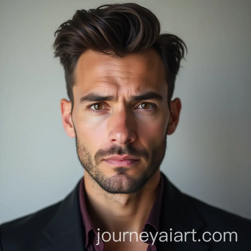 Professional-PassportSize-Portrait-of-a-Thoughtful-Man-with-Sharp-Features