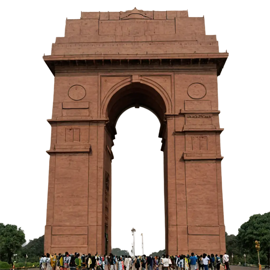 India-Gate-PNG-Image-Capturing-the-Iconic-Monument-in-HighQuality-Clarity