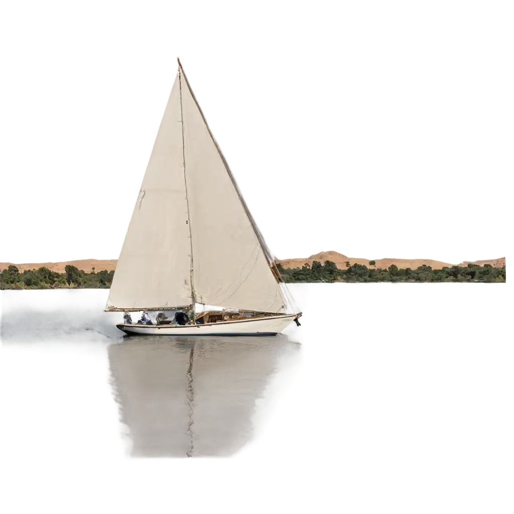 HighQuality-PNG-Image-of-a-Sailboat-on-the-Nile-in-Aswan-Explore-the-Tranquil-Beauty