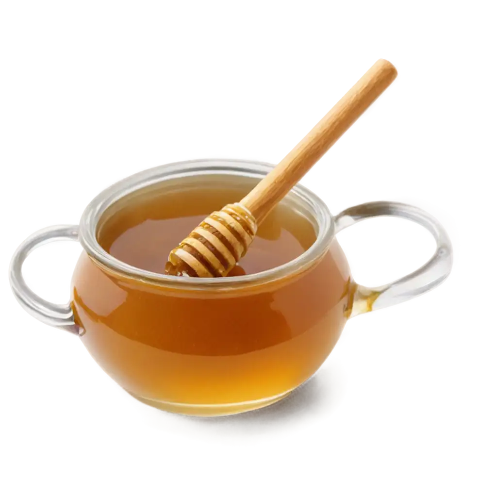 Pot with honey