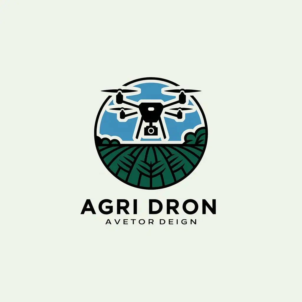 LOGO Design for Agri Drone Modern Minimalist Aesthetic with Agricultural Innovation