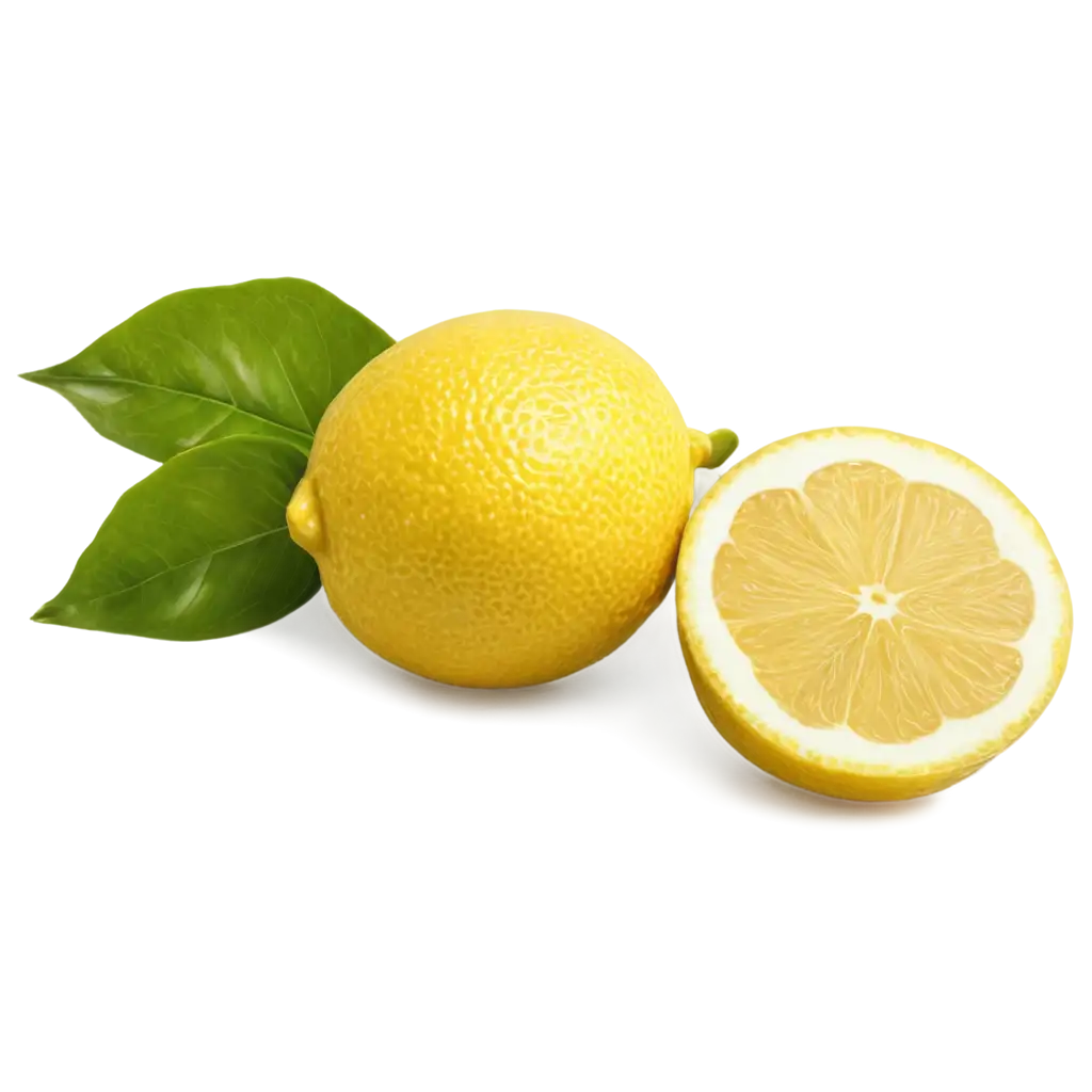 Transparent-PNG-of-a-Lemon-Cut-in-Half-Yellow-Color-with-Transparent-Background