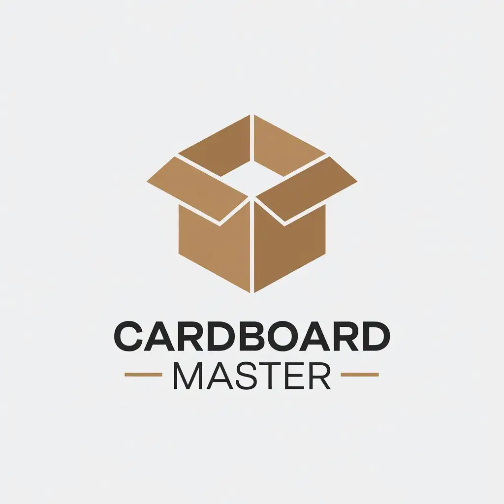 LOGO-Design-for-Cardboard-Master-Minimalistic-Cardboard-Box-Theme