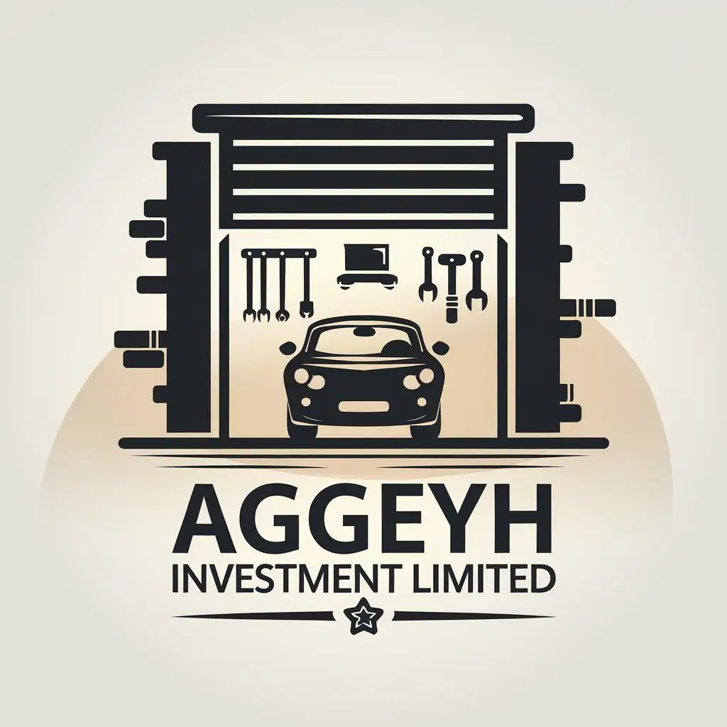 LOGO-Design-for-AGGEYH-INVESTMENT-LIMITED-Garage-Workshop-Theme-with-Clear-Background