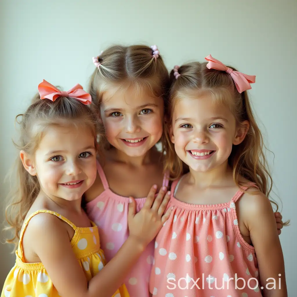 Little-Girls-Playing-in-a-Flower-Garden