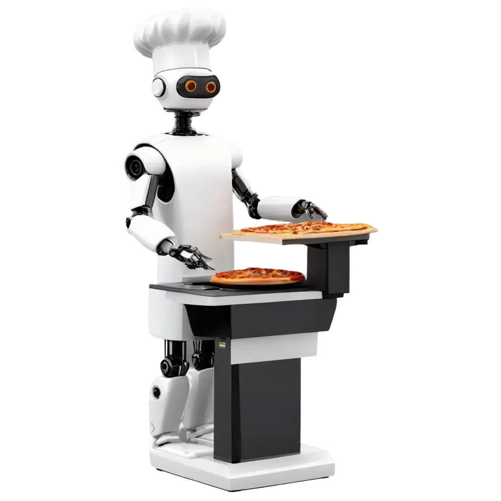 Futuristic-Robot-Chef-Cooking-Pizza-PNG-HighQuality-Image-for-Digital-Use