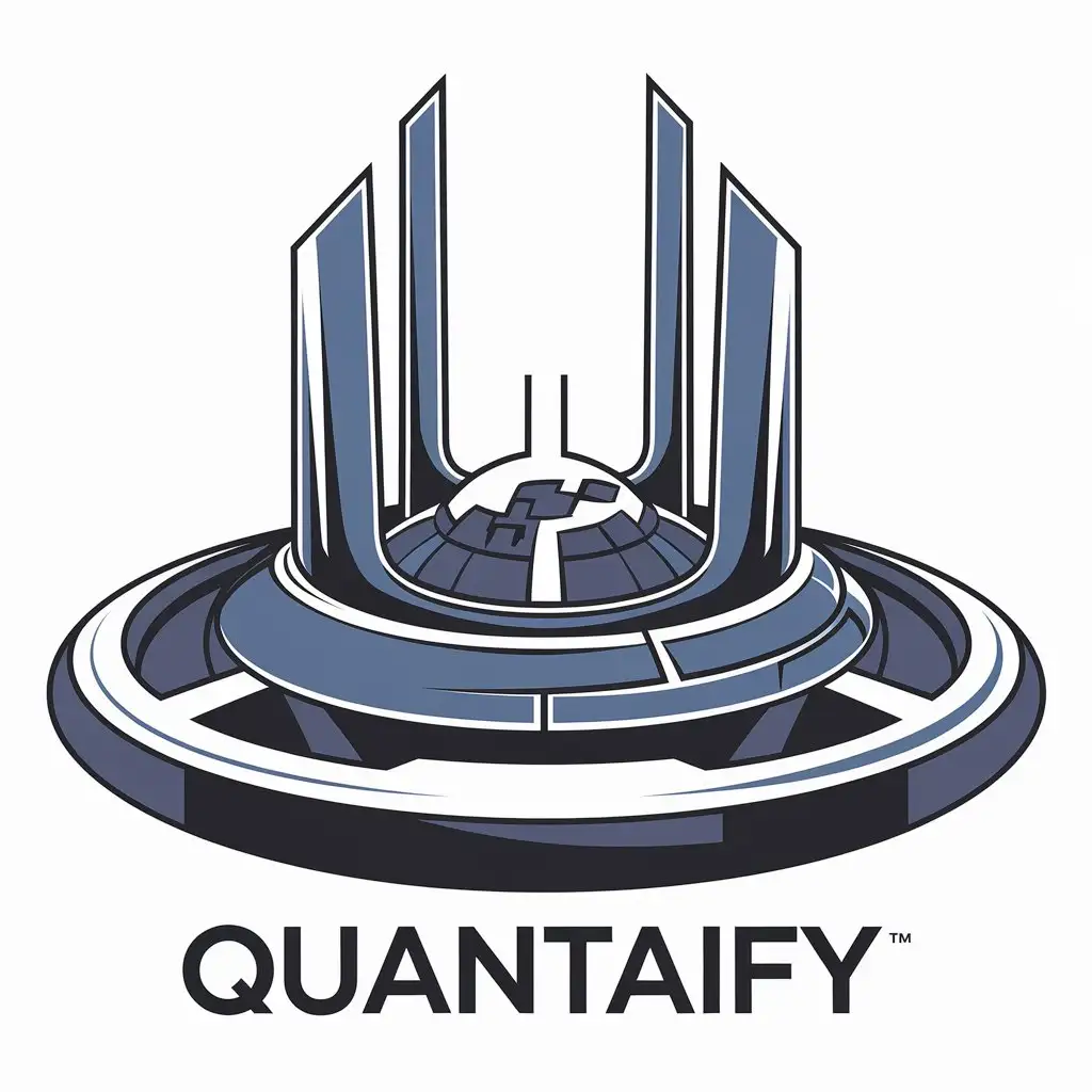 LOGO Design for QuantAIfy Futuristic Technology Innovation Theme with Nuclear Core and AI Elements