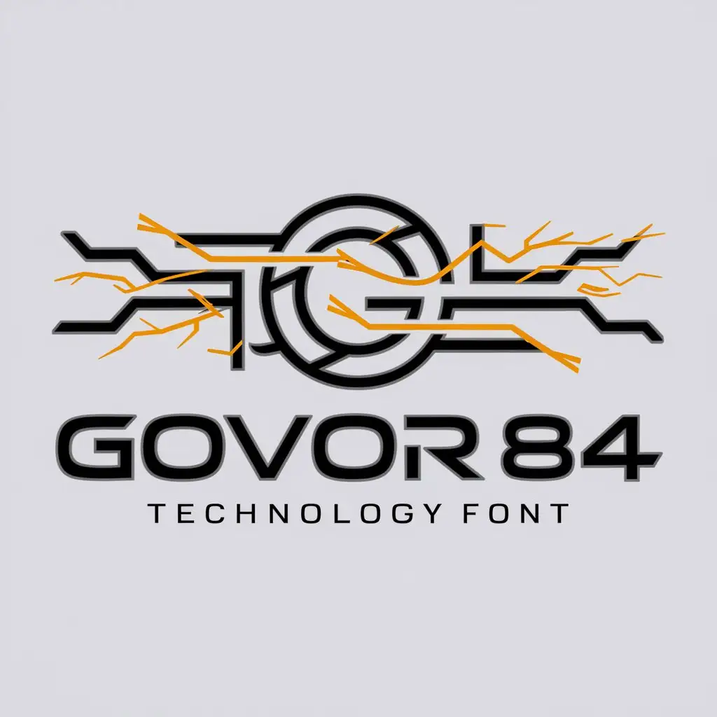 LOGO-Design-for-GoVoR84-Dynamic-Electricity-Symbol-for-Technology-Industry