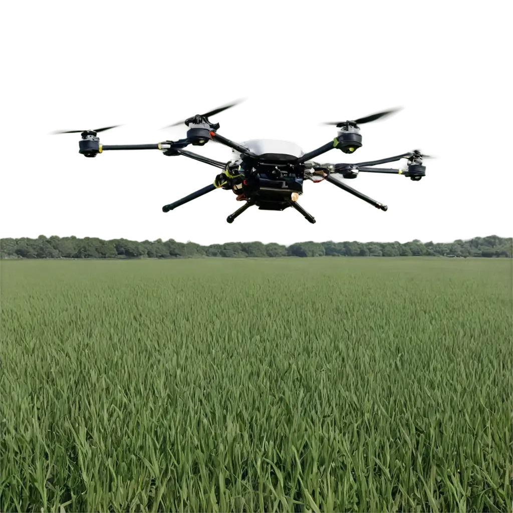 Spraying-Wheat-Field-with-Zirai-Drone-PNG-Image-Enhancing-Agricultural-Practices