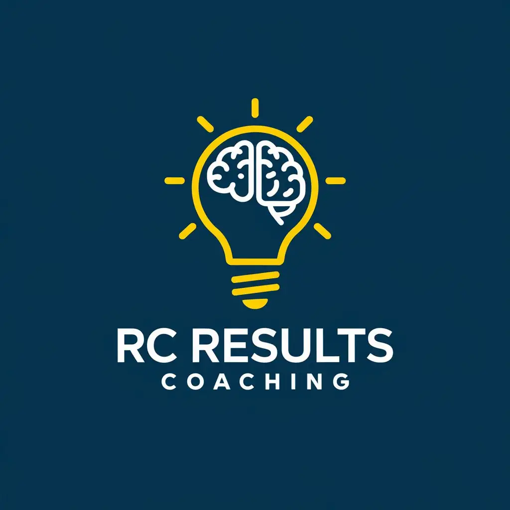 Logo Design For Results Co Coaching Modern Icon with Educational and Professional Appeal