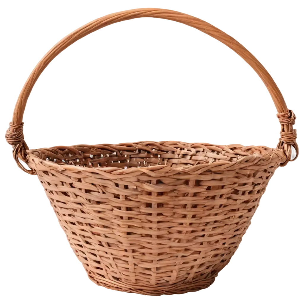 Woven-Basket-Side-View-PNG-HighQuality-Image-for-Versatile-Design-Use