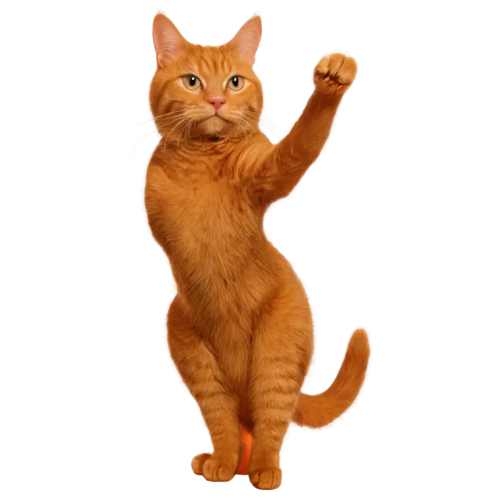 Stunning-Orange-Cat-Garfield-PNG-HighQuality-Digital-Art-for-Cat-Lovers