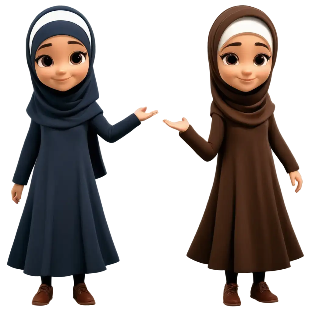 Cute-Muslim-Kids-Cartoon-PNG-Adorable-Characters-for-Educational-Media