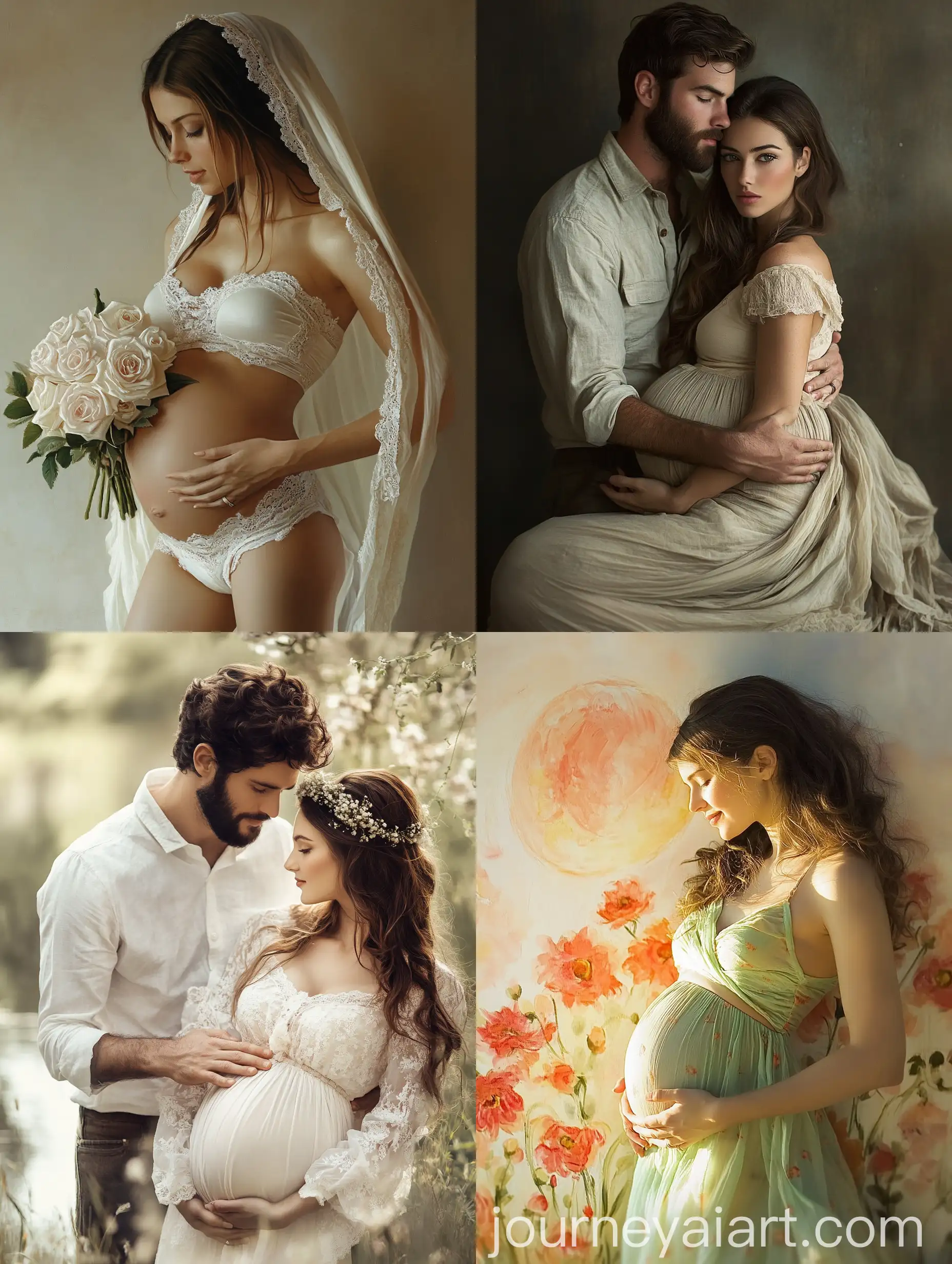 Beautiful-Pregnant-Women-and-Handsome-Men-in-Elegant-Attire