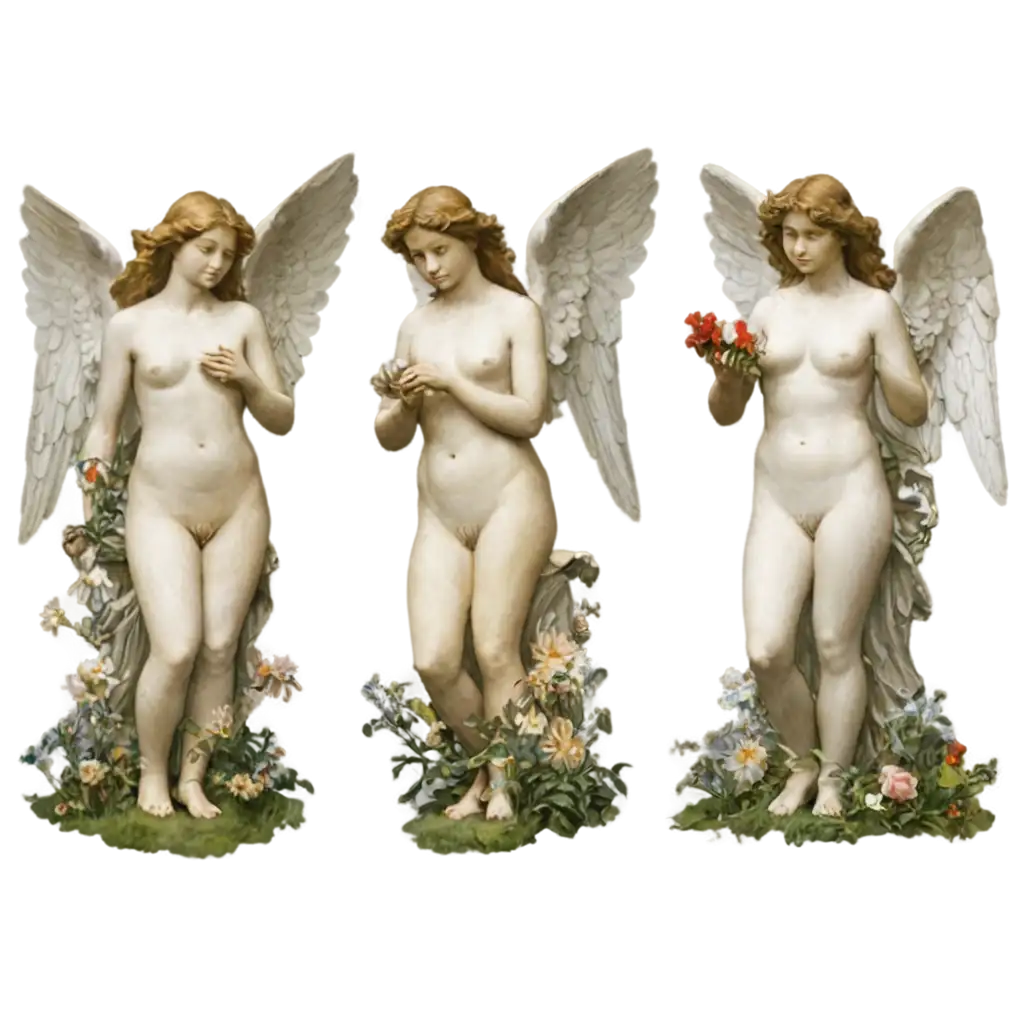 PNG-Image-Angels-in-a-Garden-Ethereal-and-Serene-Artwork