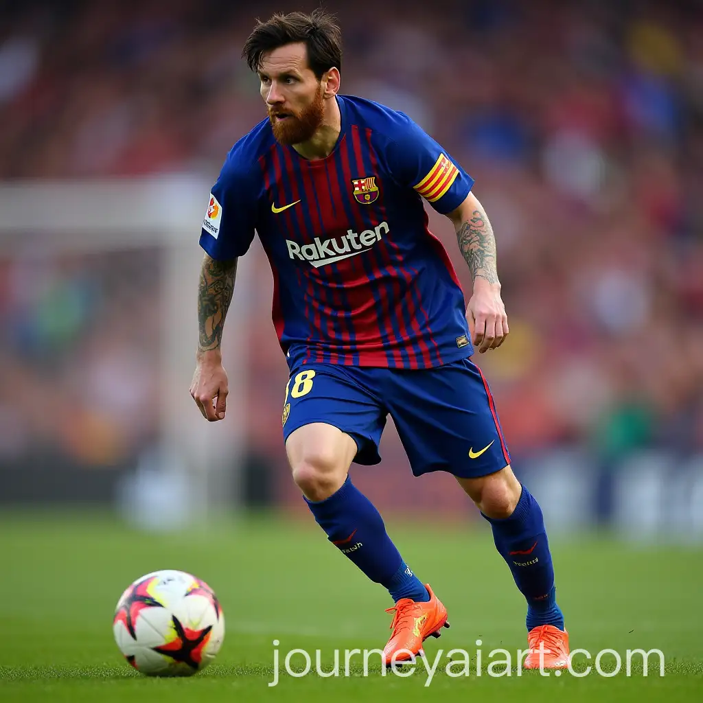 Lionel-Messi-in-Action-on-the-Soccer-Field
