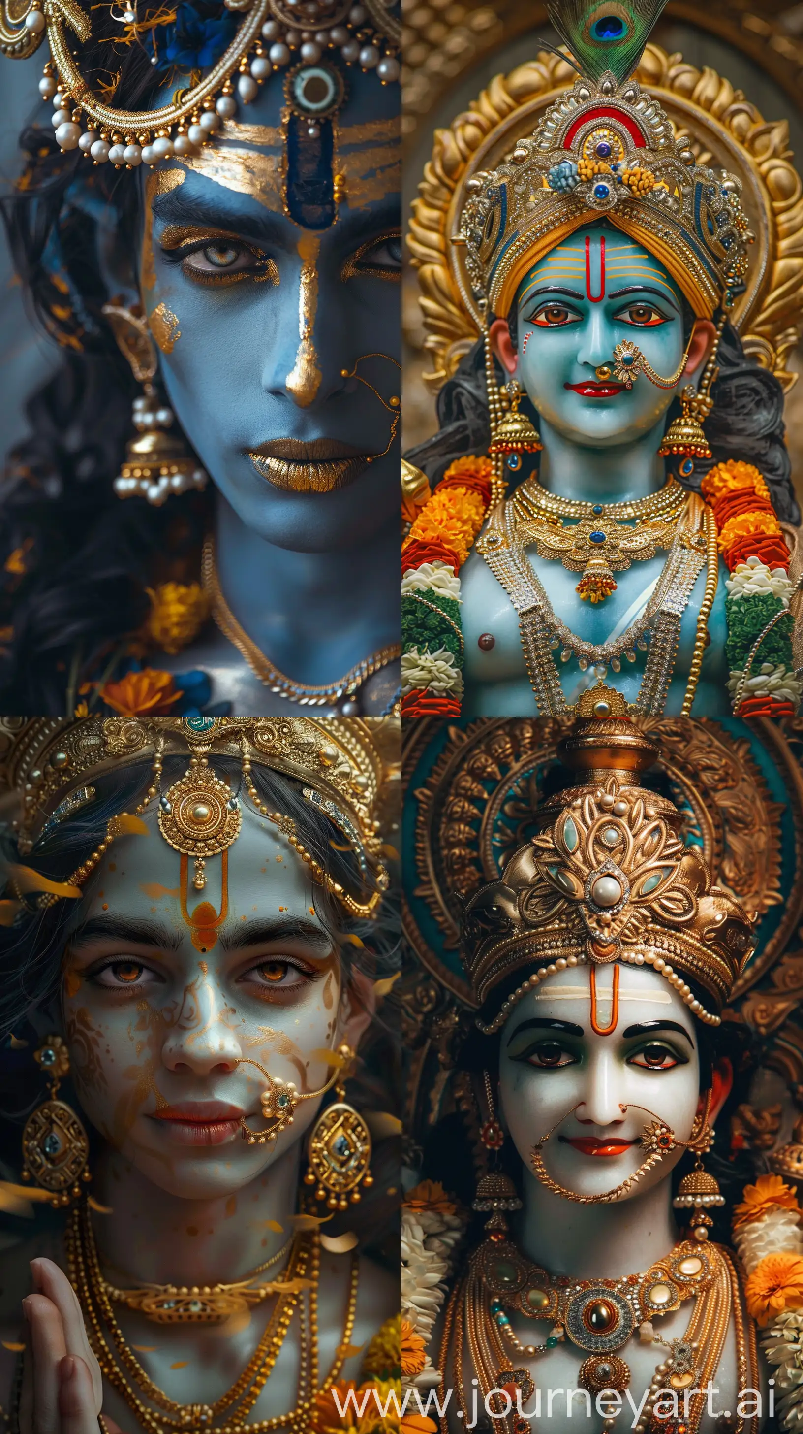 Spiritual-Hindu-God-Shree-Rama-Wearing-Golden-Indian-King-Raja-Jewelry