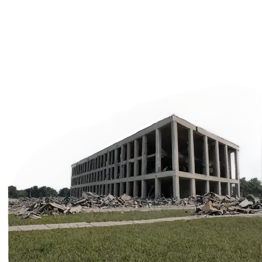 Destroyed-Government-Building-PNG-Image-Remnants-of-Urban-Devastation