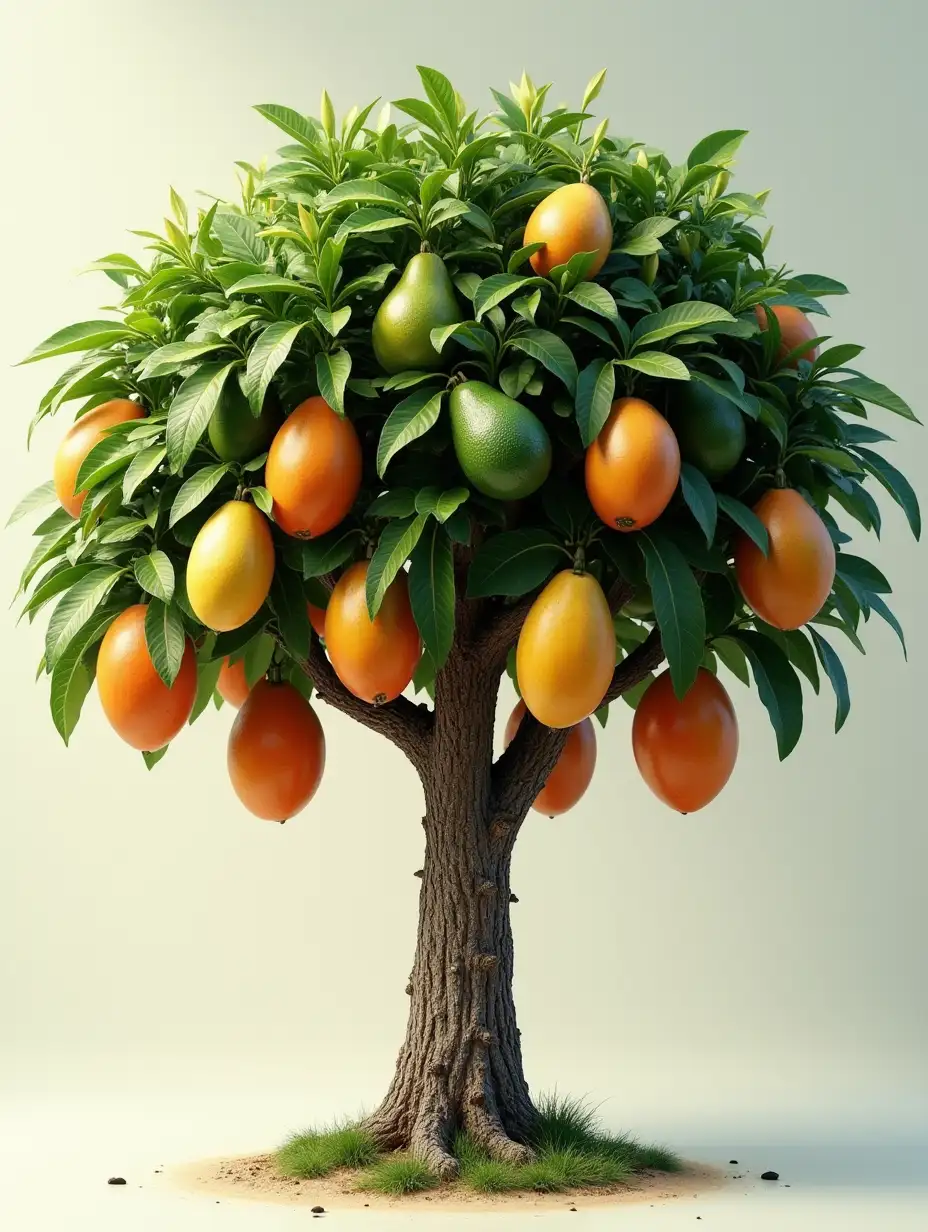 HyperRealistic-Tree-with-Mangoes-Avocados-and-Papayas