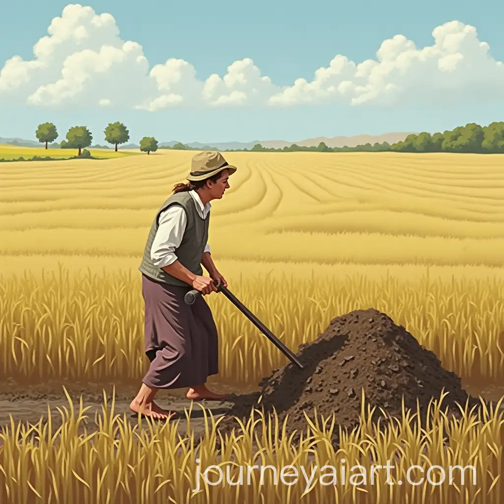 Elderly-Woman-Plowing-a-Field-in-Traditional-Painted-Style
