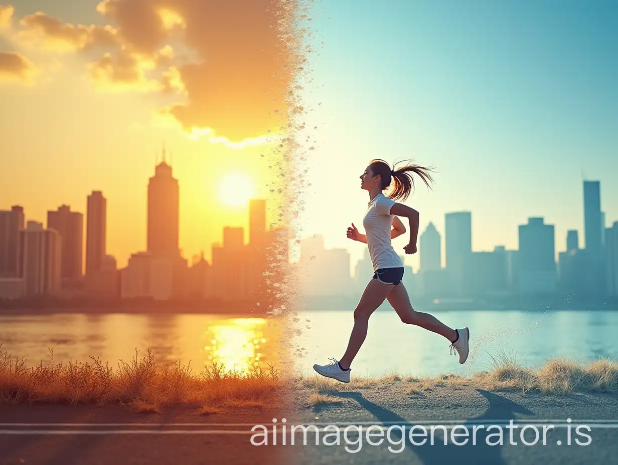 Person-Running-Through-Four-Seasons-in-an-Energetic-Motivational-Scene