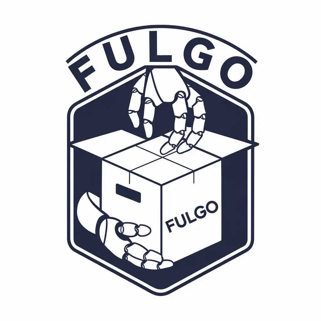 LOGO-Design-for-Fulgo-Automated-Logistics-with-Box-Symbol