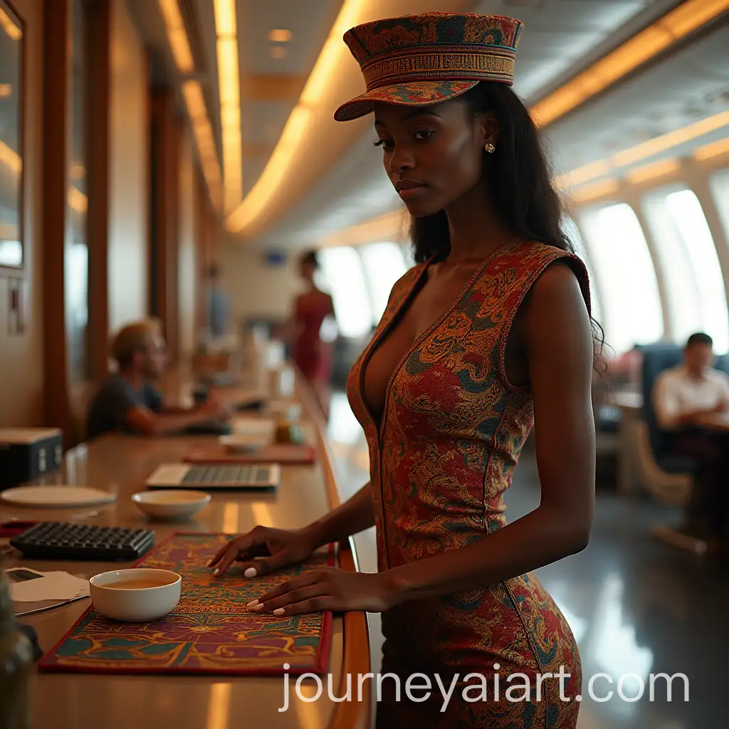 Innovative-Woven-Composite-Fabrics-for-Flight-Attendant-Uniforms-in-Pharaonic-Style