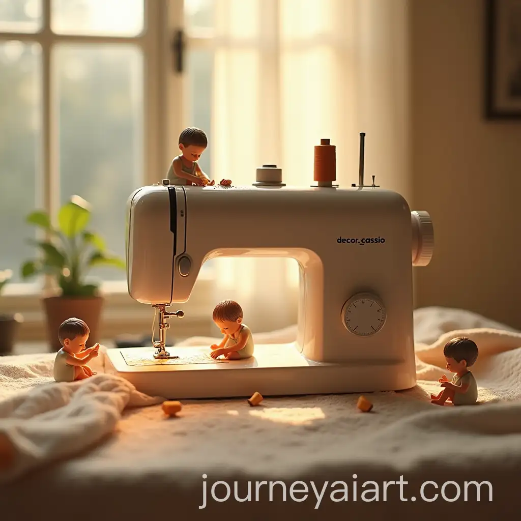 Realistic-Scene-of-Tiny-Workers-Adjusting-Threads-on-a-Modern-Sewing-Machine