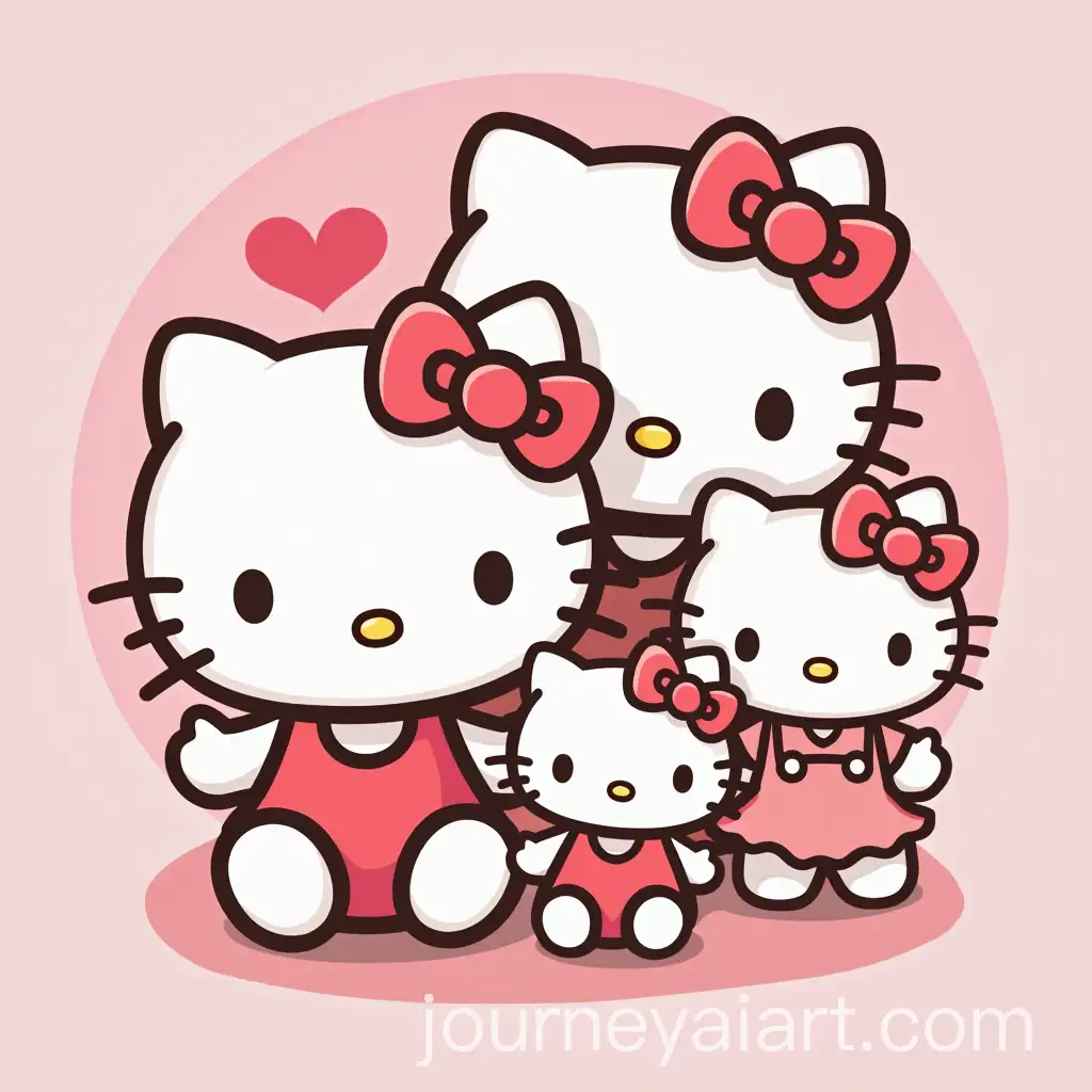 Hello-Kitty-Family-Gathering-in-Cozy-Setting