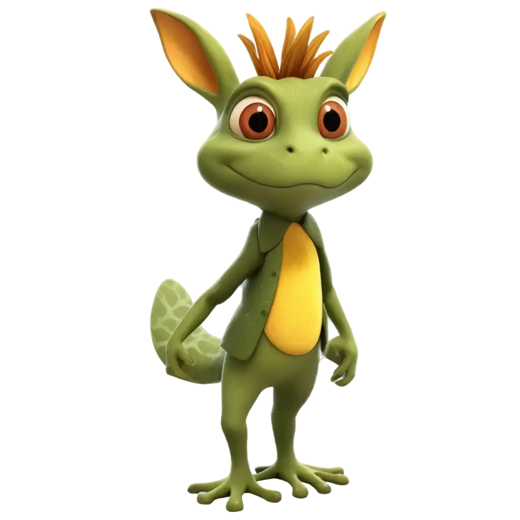 Unique-Frog-Character-PNG-for-a-SpyroStyle-Video-Game-Ideal-for-Game-Design-and-Art-Projects