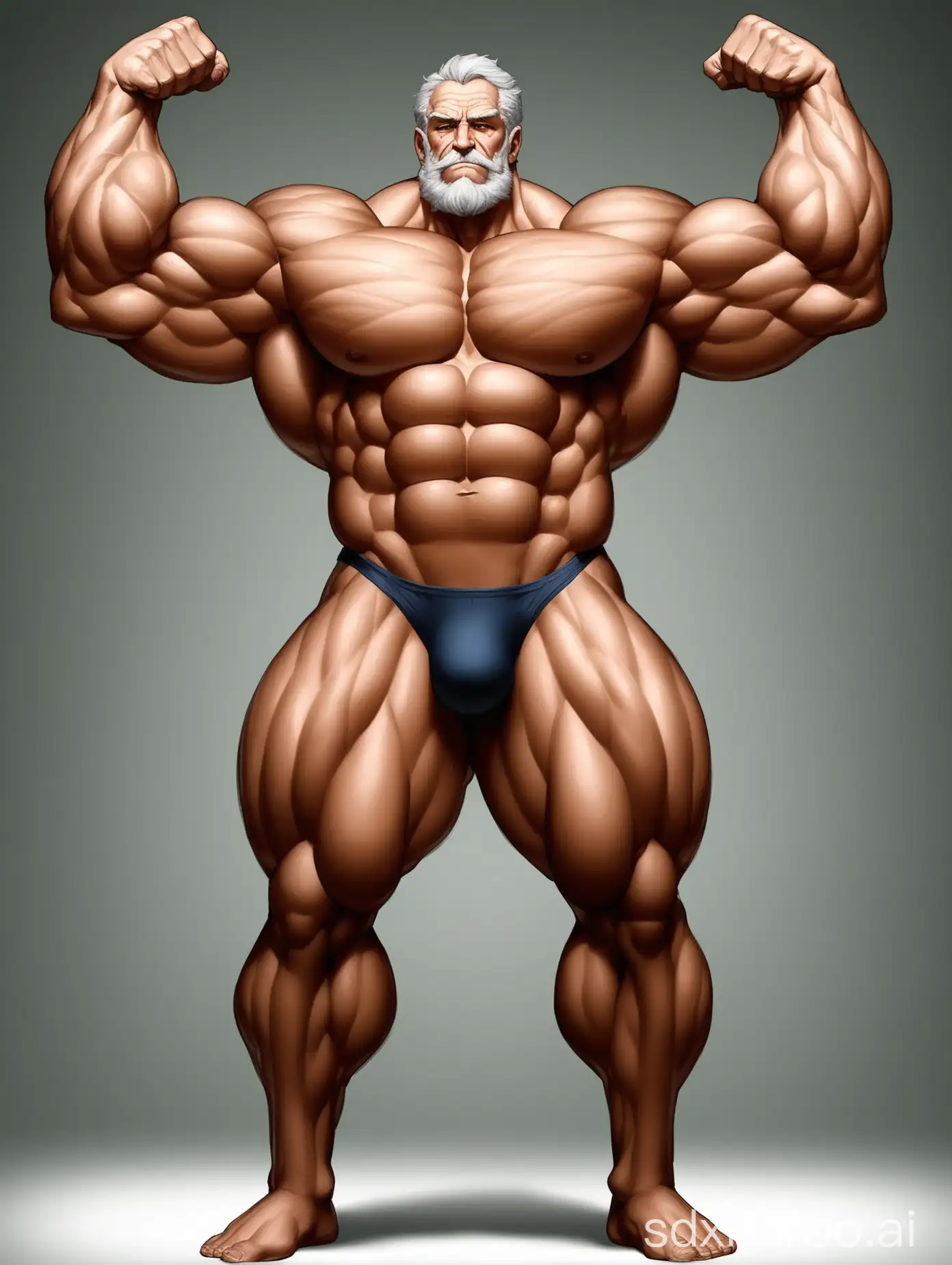 Elderly-Giant-Bodybuilder-Flexing-Massive-Muscles-in-Underwear