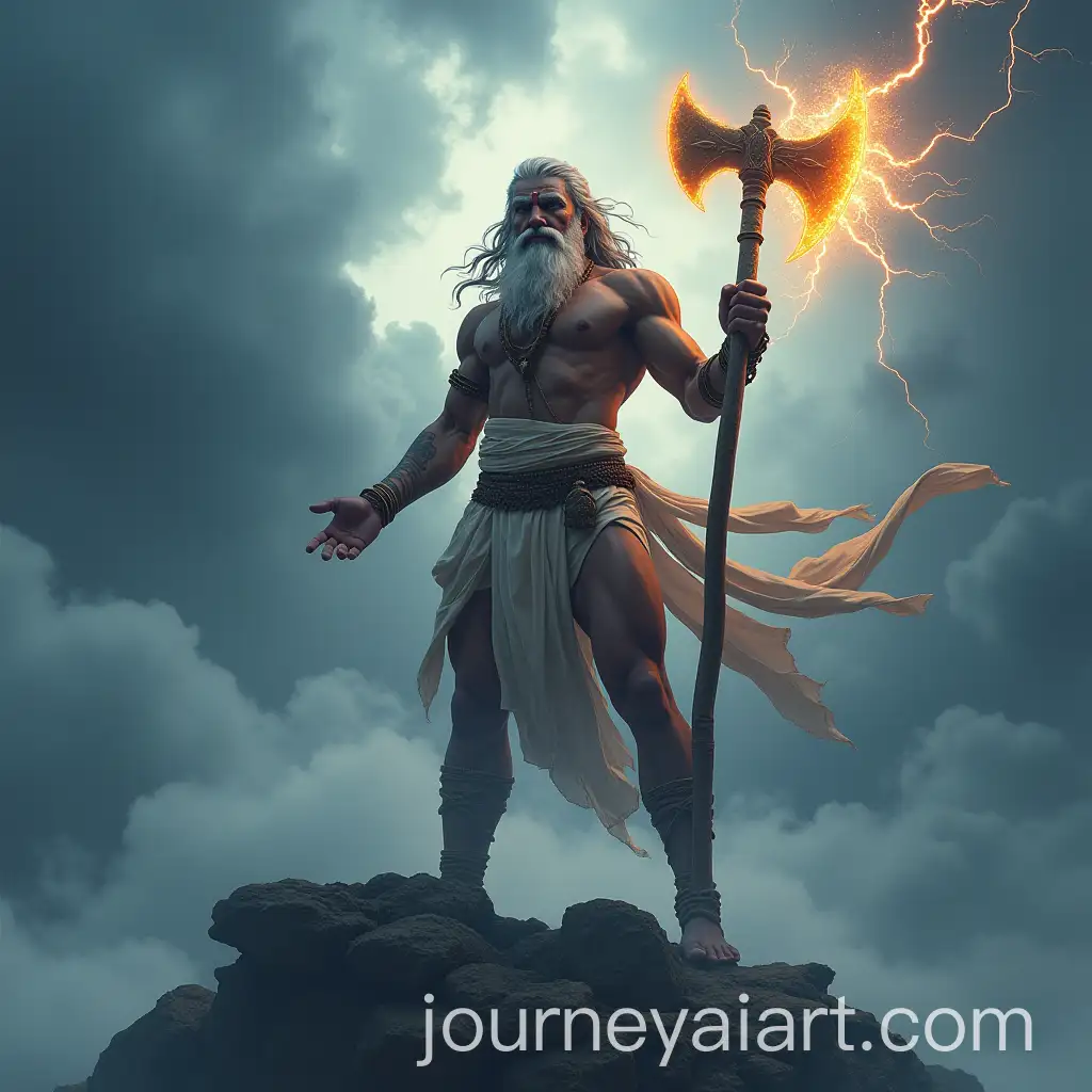 Parashurama-as-Zeus-Warrior-Sage-with-Lightning-Axe
