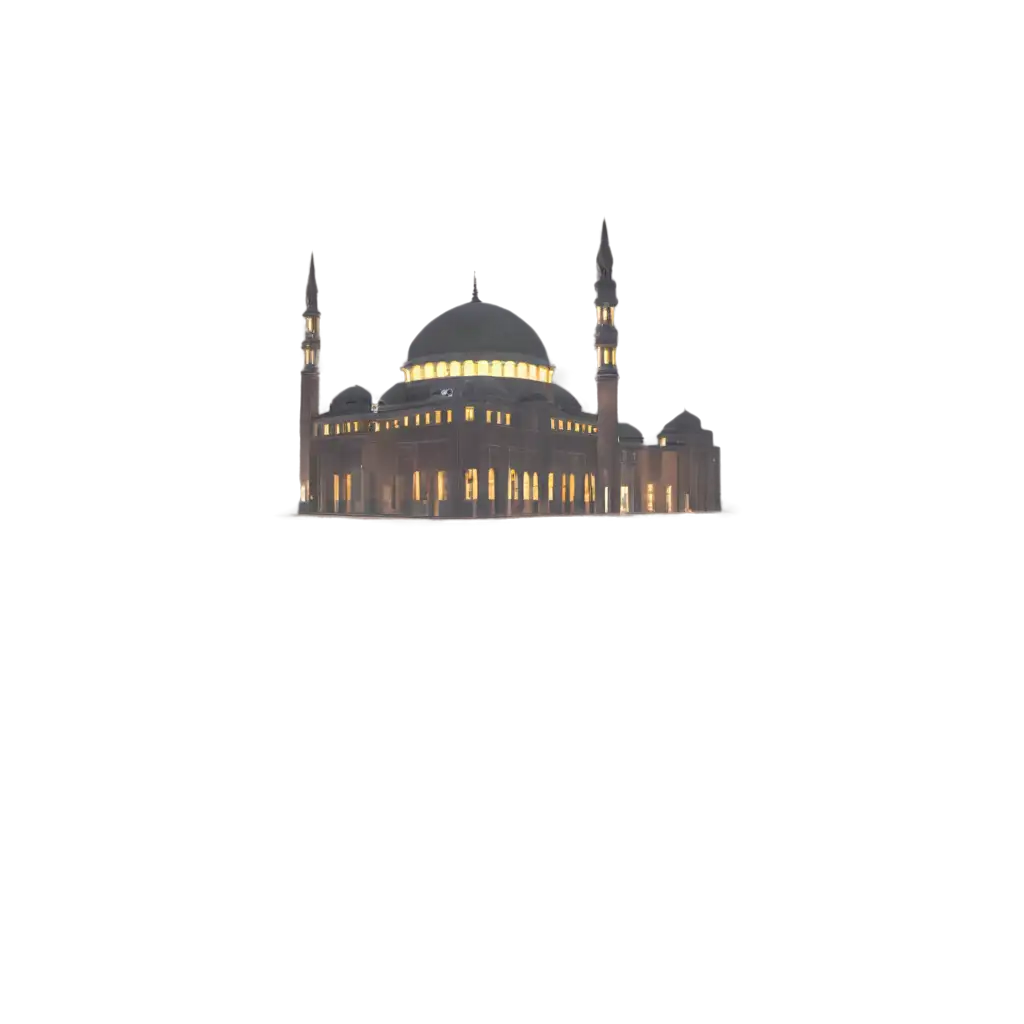 Mosque-with-Lighting-PNG-Image-for-Enhanced-Visual-Appeal