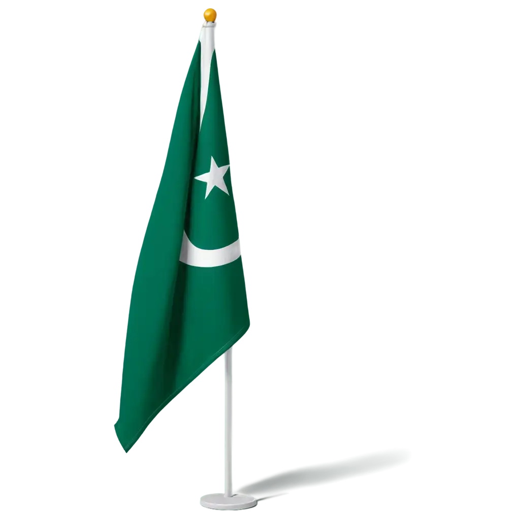 3D-Pakistani-Flag-PNG-Image-with-Realistic-Shadows-AI-Art-Prompt