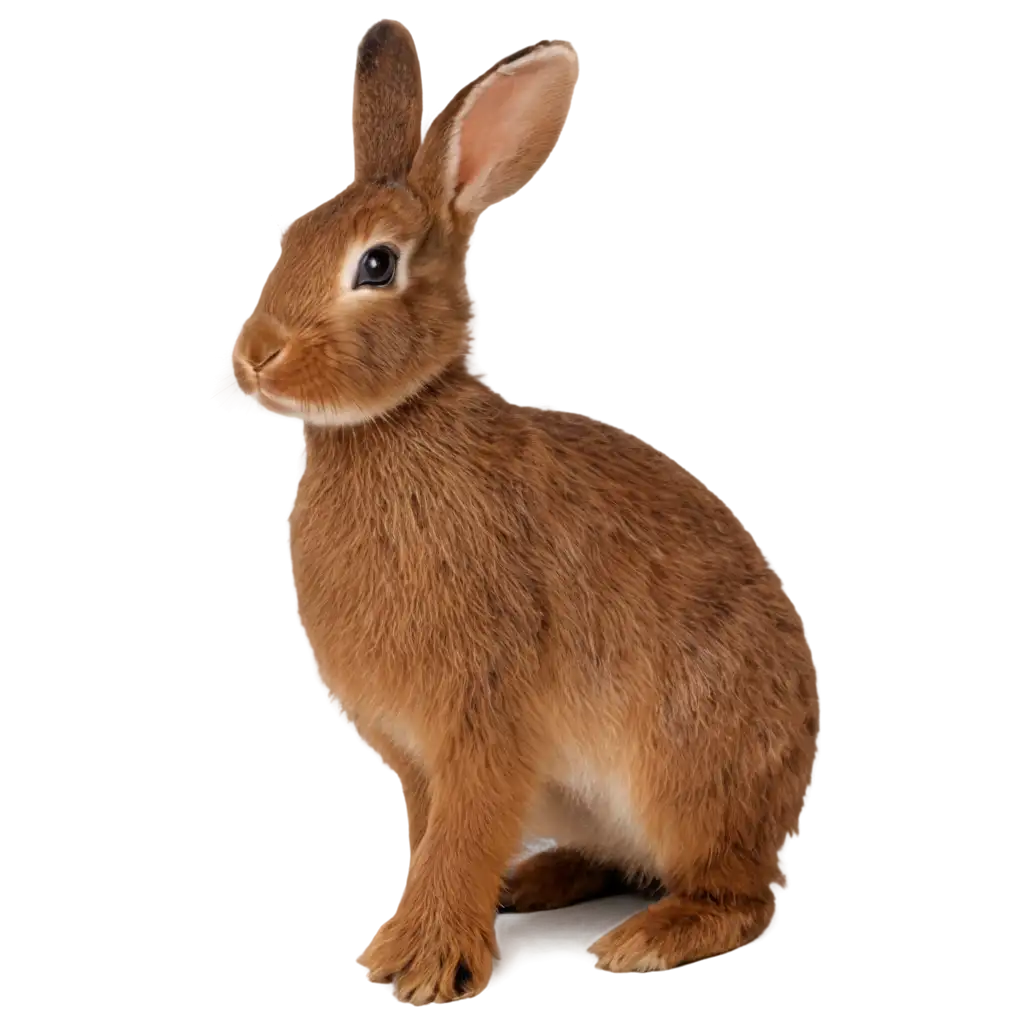 HighQuality-Brown-Rabbit-PNG-Image-Enhance-Your-Designs-with-Clarity-and-Detail