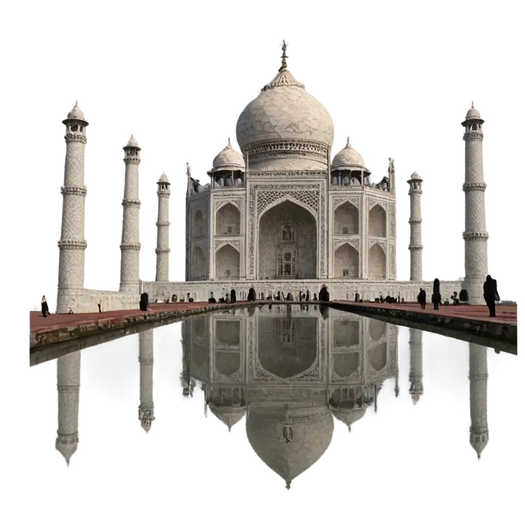 Exquisite-Taj-Mahal-PNG-Image-Capturing-Architectural-Grandeur-in-High-Quality