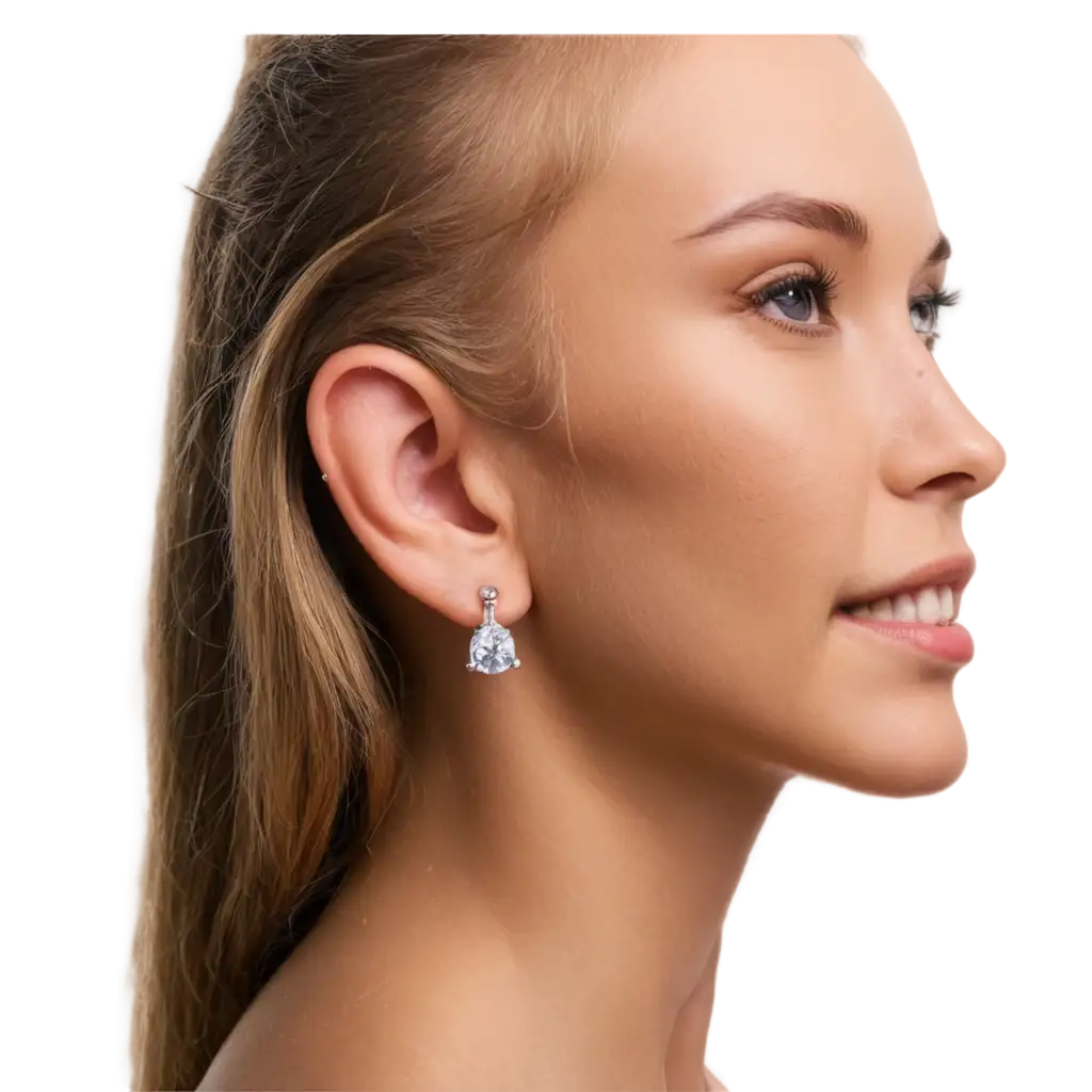 Captivating-Diamond-Earrings-PNG-Image-Girl-with-Piercing-and-Sparkling-Earrings