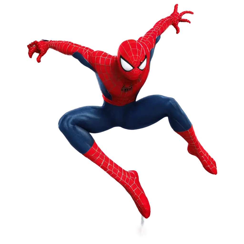 Spiderman-Strong-PNG-Image-HighQuality-Web-Hero-Illustration-for-Multiple-Uses